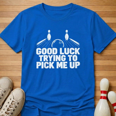 Good Luck T-Shirt Gift For Bowlers