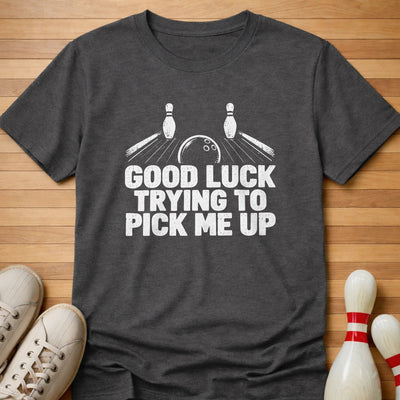 Good Luck T-Shirt Gift For Bowlers