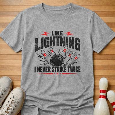 Like Lightning T-Shirt Gift For Bowlers