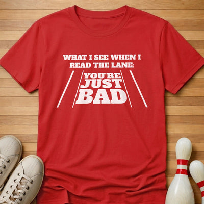 Read The Lane T-Shirt Gift For Bowlers