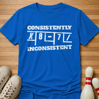 Consistently Inconsistent T-Shirt Gift For Bowlers