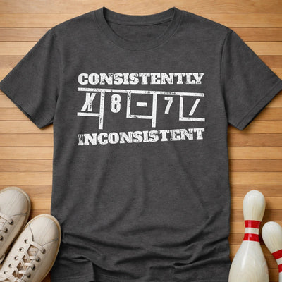 Consistently Inconsistent T-Shirt Gift For Bowlers