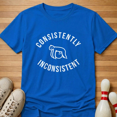 Inconsistent Sloth T-Shirt Gift For Bowlers