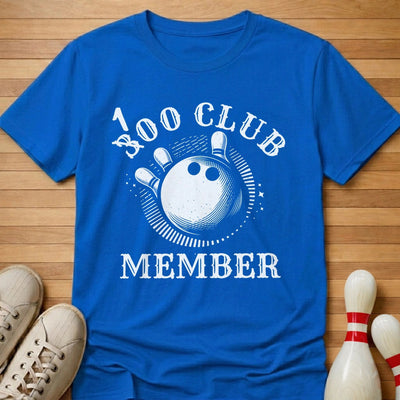 100 Club Retro T-Shirt Gift For Bowlers