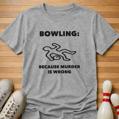 Bowling Murder T-Shirt Gift For Bowlers