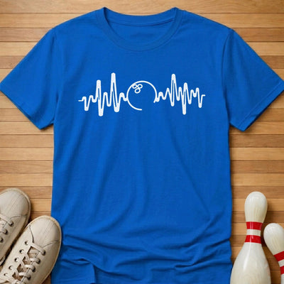 Bowling Heartbeat T-Shirt Gift For Bowlers