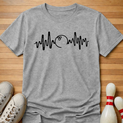 Bowling Heartbeat T-Shirt Gift For Bowlers