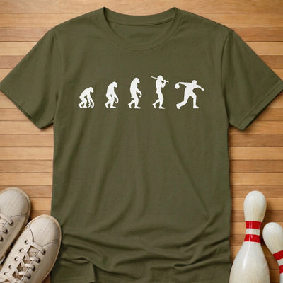 Bowling Evolution T-Shirt Gift For Bowlers