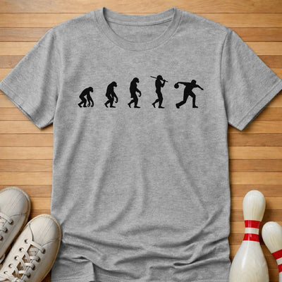 Bowling Evolution T-Shirt Gift For Bowlers