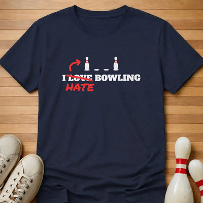 I Love Bowling T-Shirt Gift For Bowlers