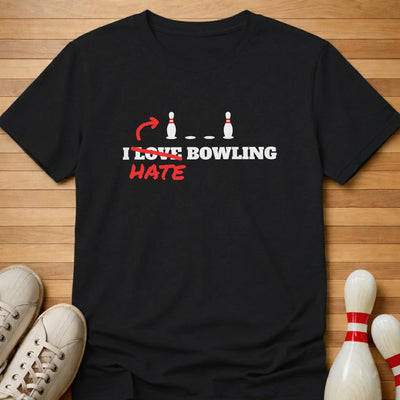 I Love Bowling T-Shirt Gift For Bowlers
