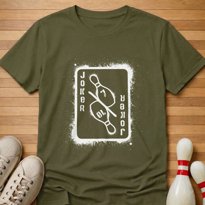7 10 Pin Joker Card T-Shirt Gift For Bowlers
