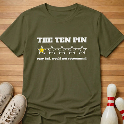The Ten Pin One Star T-Shirt Gift For Bowlers