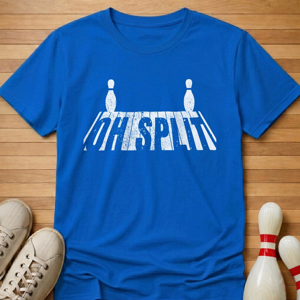 Oh Split T-Shirt Gift For Bowlers