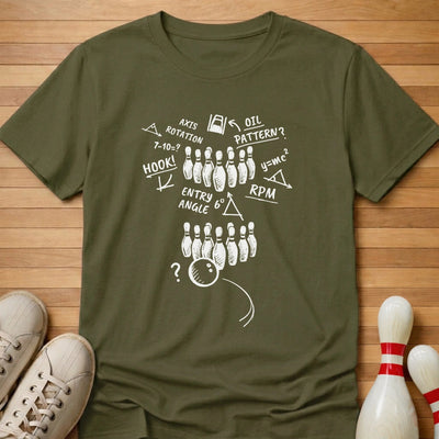 Over Calculated T-Shirt Gift For Bowlers