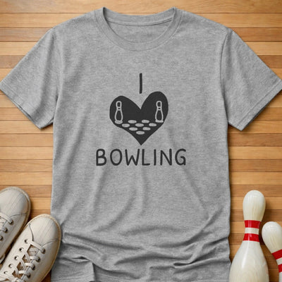 Sarcastic Heart T-Shirt Gift For Bowlers