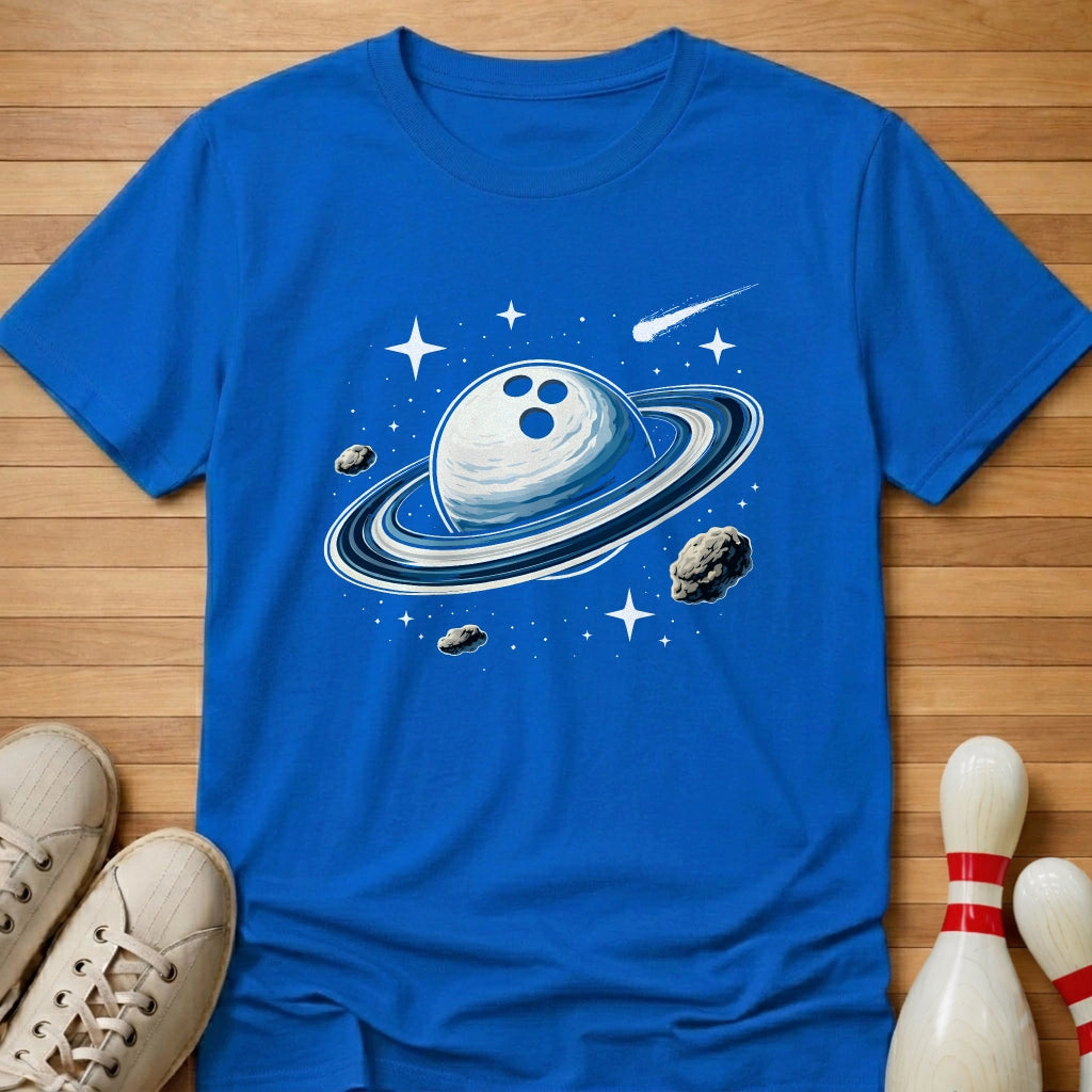 Space Bowling T-Shirt Gift For Bowlers