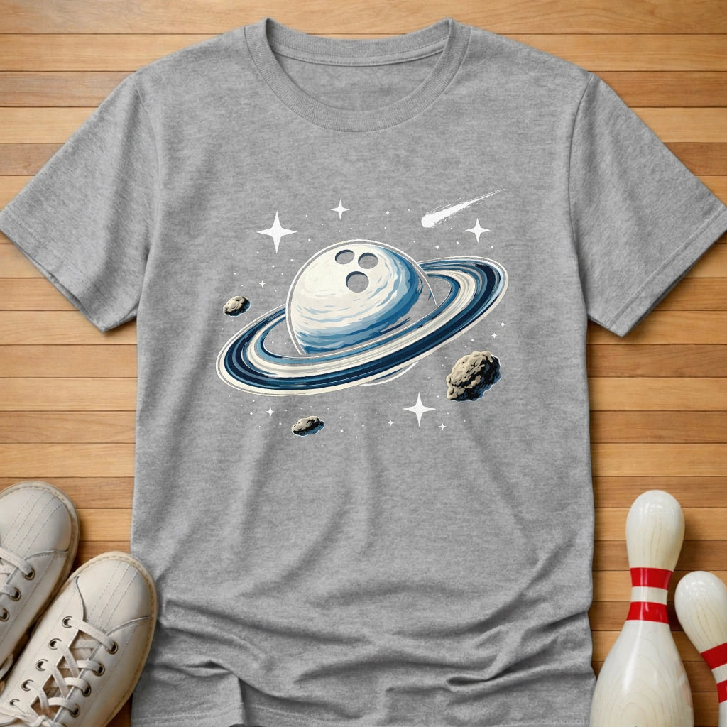 Space Bowling T-Shirt Gift For Bowlers
