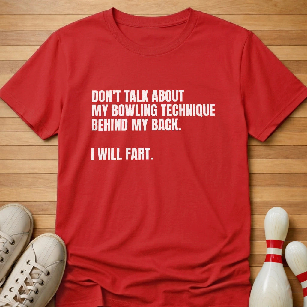 Don't Talk About It T-Shirt Gift For Bowlers