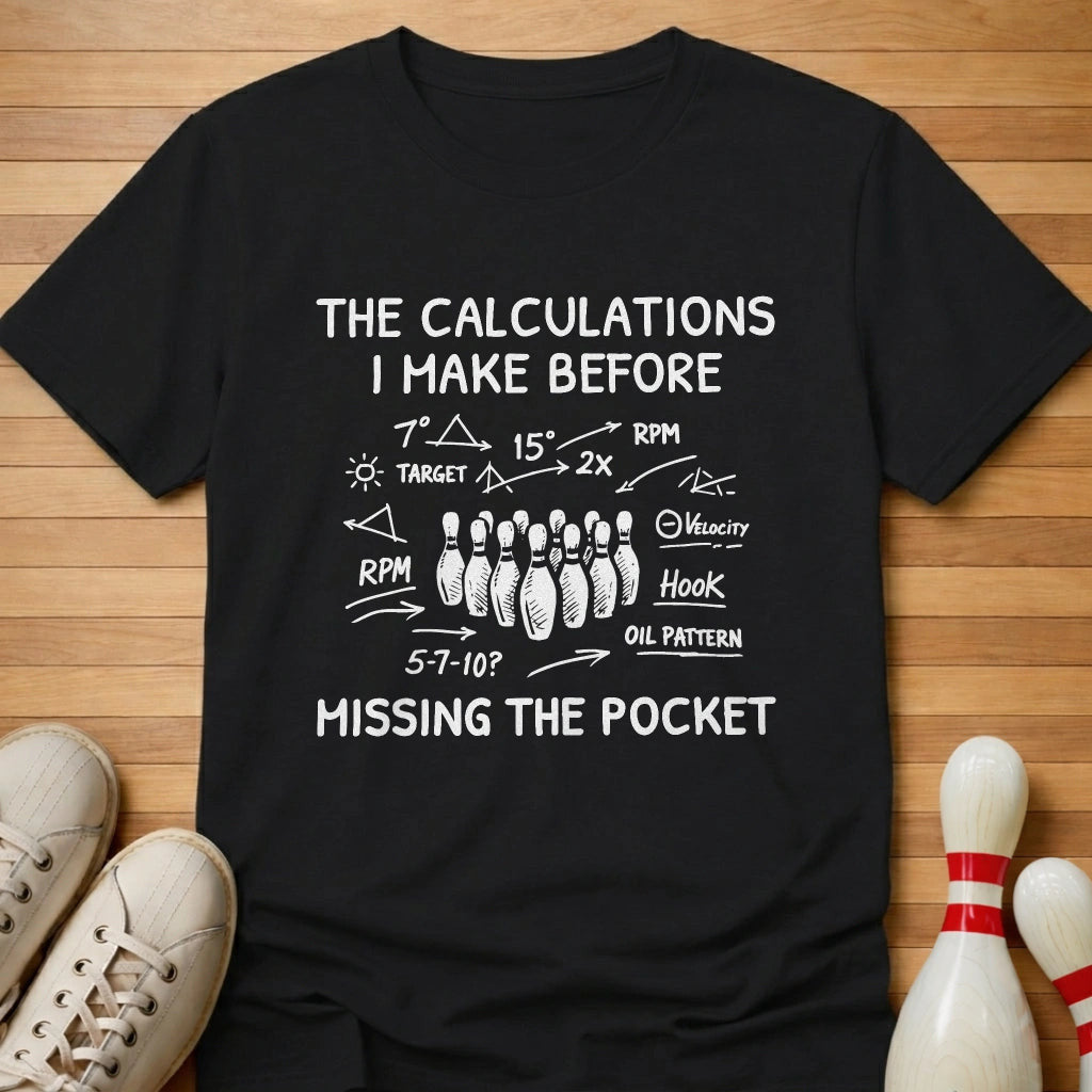 Before I Miss The Pocket T-Shirt Gift For Bowlers