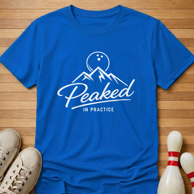 Practice Peak T-Shirt Gift For Bowlers