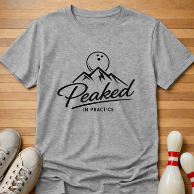 Practice Peak T-Shirt Gift For Bowlers