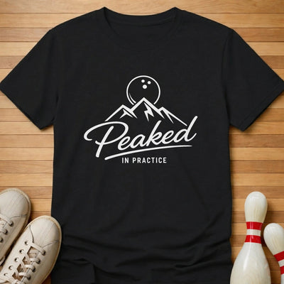 Practice Peak T-Shirt Gift For Bowlers