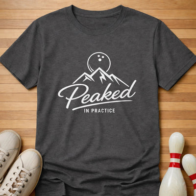 Practice Peak T-Shirt Gift For Bowlers
