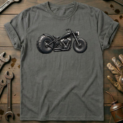 Bobber Side Toonstyle Motorcycle T-Shirt AU Gift For Biker