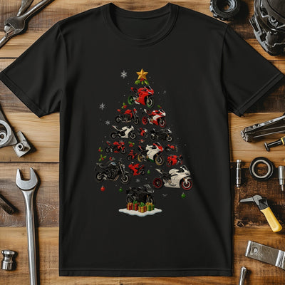SUPER BIKE CHRISTMAS TREE T Shirt AU Gift For Biker