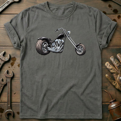 Chopper Side Toonstyle Motorcycle T-Shirt AU Gift For Biker