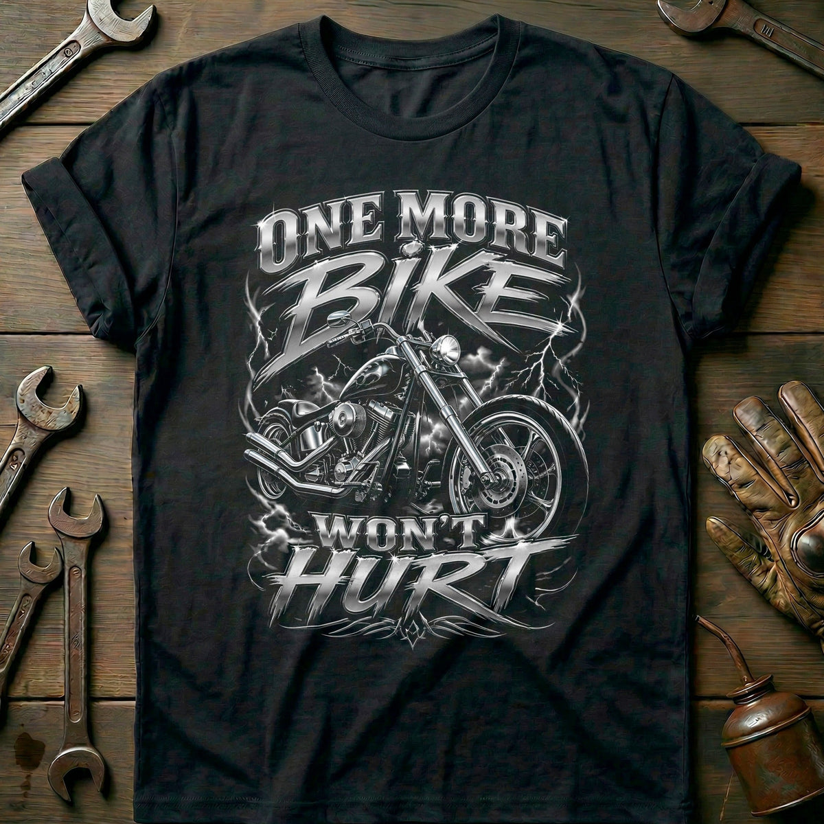 90s Airbrush Motorcycle T-Shirt AU Gift For Biker