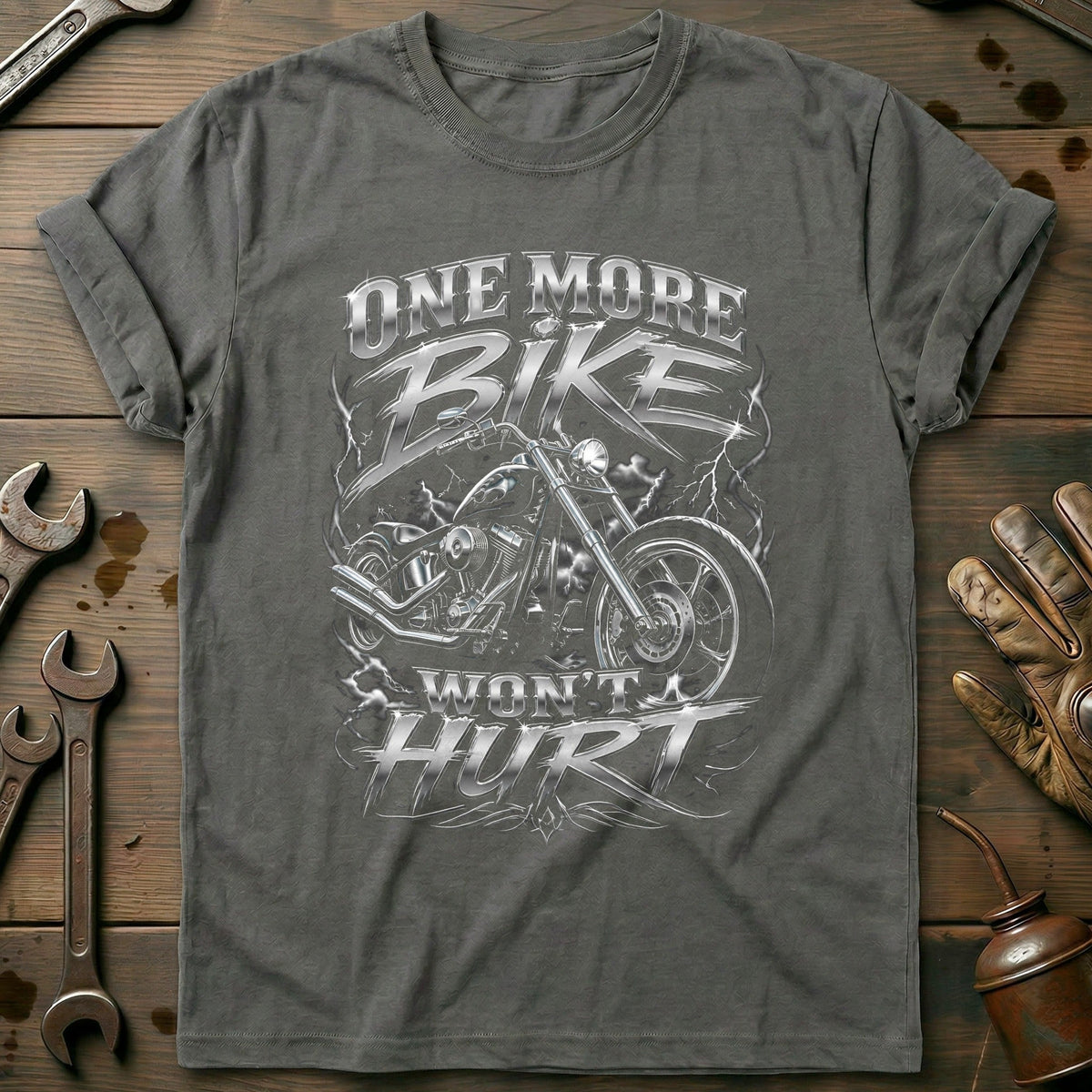 90s Airbrush Motorcycle T-Shirt AU Gift For Biker