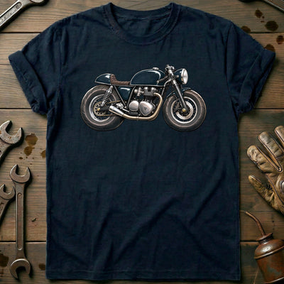 Cafe Racer Side Toonstyle Motorcycle T-Shirt EU Gift For Biker