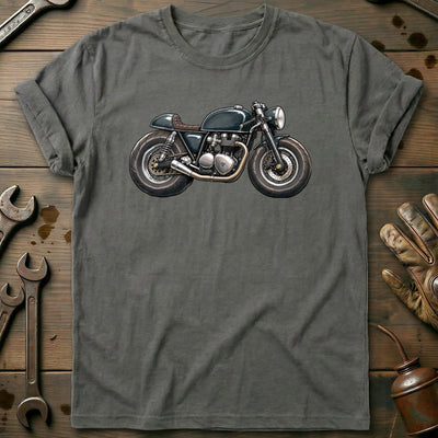 Cafe Racer Side Toonstyle Motorcycle T-Shirt EU Gift For Biker