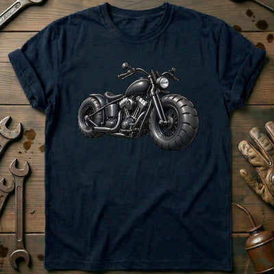 Bobber Front Toonstyle Motorcycle T-Shirt GC Gift For Biker