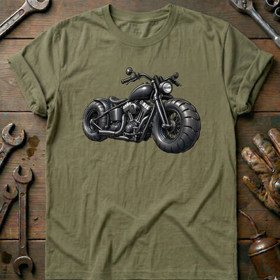 Bobber Front Toonstyle Motorcycle T-Shirt GC Gift For Biker