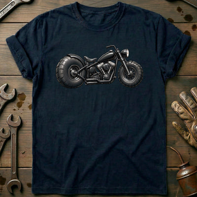 Bobber Side Toonstyle Motorcycle T-Shirt EU Gift For Biker