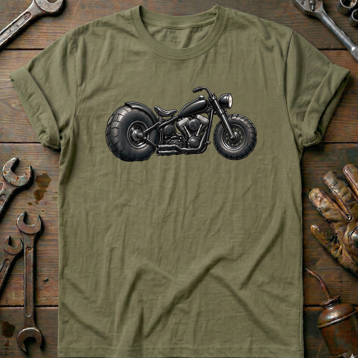 Bobber Side Toonstyle Motorcycle T-Shirt EU Gift For Biker