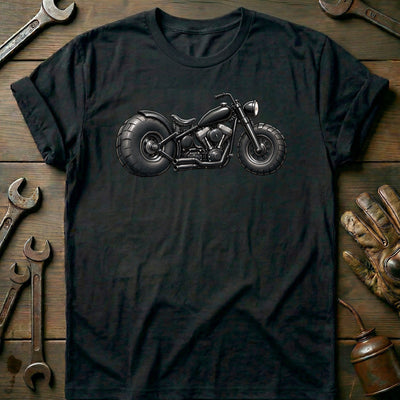 Bobber Side Toonstyle Motorcycle T-Shirt EU Gift For Biker