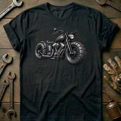 Bobber Front Toonstyle Motorcycle T-Shirt EU Gift For Biker