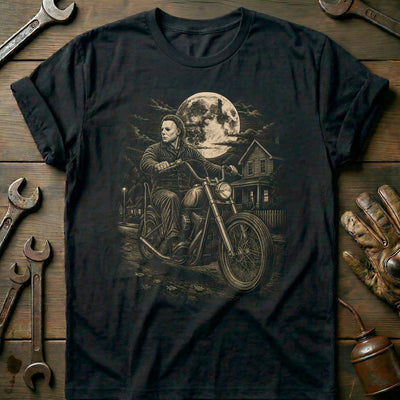 Coverall Scene Motorcycle T-Shirt Gift For Biker