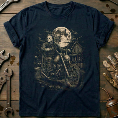 Coverall Scene Motorcycle T-Shirt Gift For Biker
