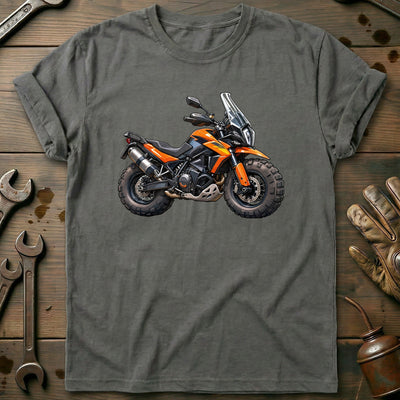 Adventure Side Toonstyle Motorcycle T-Shirt GC Gift For Biker