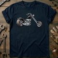 Chopper Side Toonstyle Motorcycle T-Shirt GC Gift For Biker