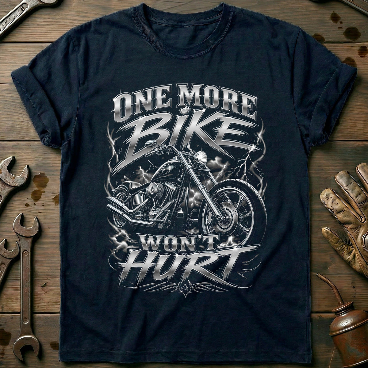 90s Airbrush Motorcycle T-Shirt EU Gift For Biker