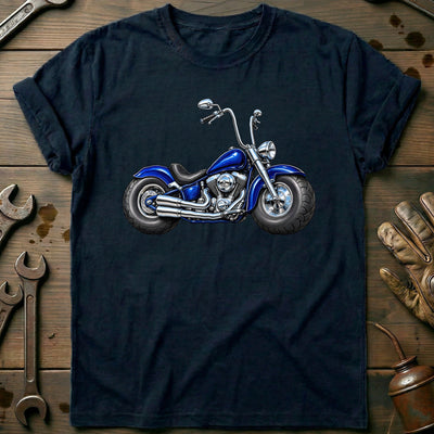 Cruiser Side Toonstyle Motorcycle T-Shirt GC Gift For Biker