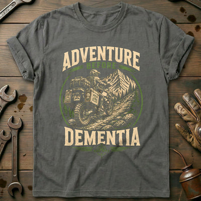 Adventure Before Dementia Motorcycle T-Shirt GC Gift For Biker