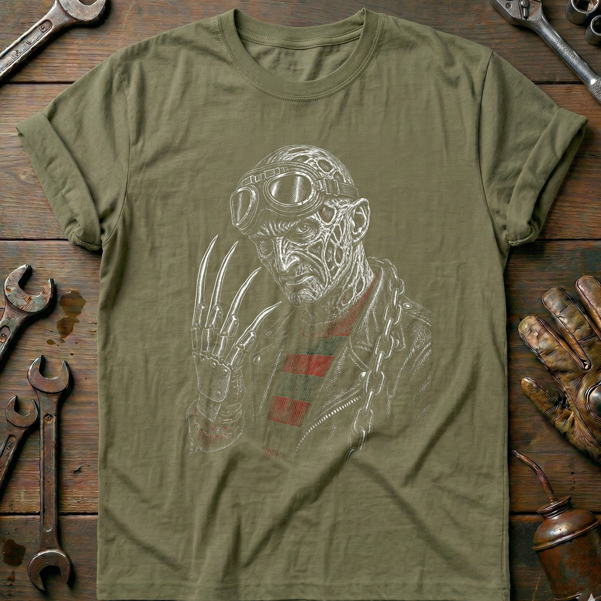 Clawed Etched Motorcycle T-Shirt EU Gift For Biker