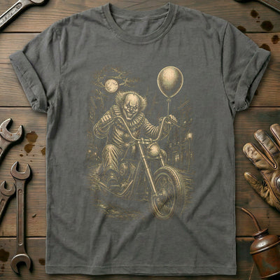 Clown Scene Motorcycle T-Shirt GC Gift For Biker